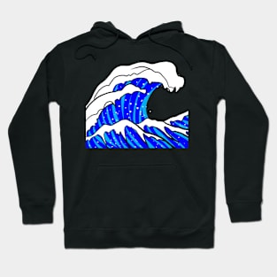 ocean wave Hoodie